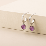 Halbcreole ROSE CUT Amethyst