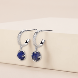 Halbcreole ROSE CUT Lapislazuli