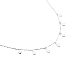 Collier CHARMS rhodiniert