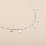 Collier CHARMS rhodiniert