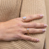 Ring ROSE CUT Achat oval